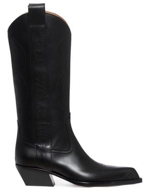Off-White c/o Virgil Abloh Meteor Cowboy Pointed Toe Boots - Black