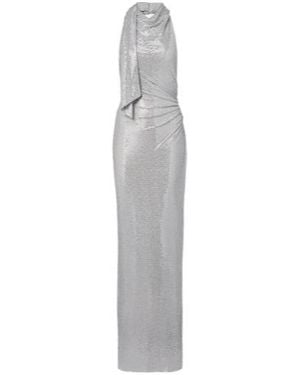 Self-Portrait Embellished Maxi Dress - White