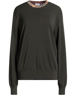 Burberry Ribbed Sweaters - Black