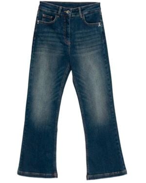 Patrizia Pepe Logo-Detail Jeans - Blue