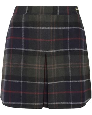Barbour Marlow Tartan Mini Skirt - Black