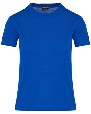 Tom Ford Crew-Neck T-Shirt - Blue