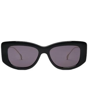 Gucci Double G Rectangle-Frame Sunglasses - White