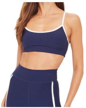 The Upside Samara Strappy Activewear Top - Blue