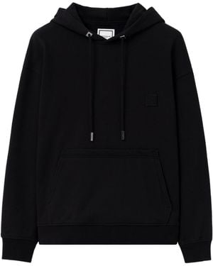 WOOYOUNGMI Floral Motif Hoodie - Black