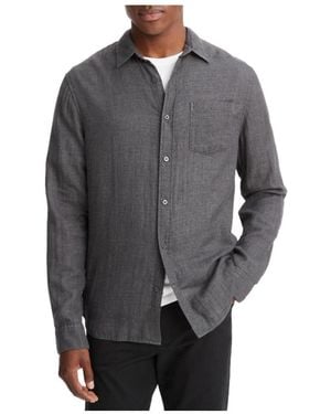 Vince Long-Sleeved Shirt - Grey