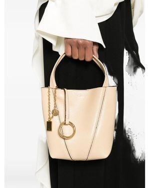 Chloé Chloé Spin Chain Shoulder Bag - Black