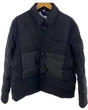 Burberry Long-Sleeved Cotton-Padded Jacket - Blue