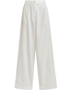 Essentiel Antwerp Joviaal 098 Straight-Leg Trousers - White
