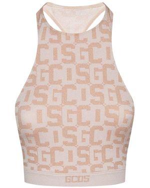Gcds Logo Sports Vest - Natural