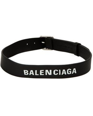Balenciaga Leather Belt - Black