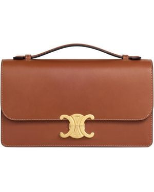 Celine Medium Triomphe Folio - Brown