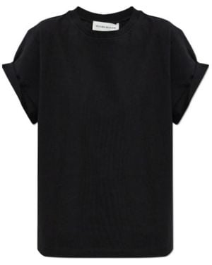 Victoria Beckham Tilly Crewneck T-Shirt - Black