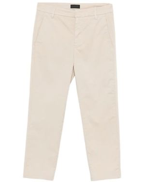 Dondup Casual Pants With Belt Loops - Natural