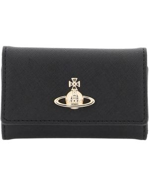 Vivienne Westwood Faux-Leather Key Ring - Black