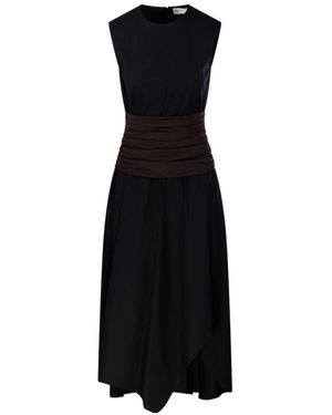 Tory Burch Sleeveless Rear Zipped Dress - Black