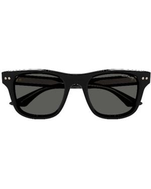 Montblanc Eyewear Rectangular Frame Sunglasses - Black