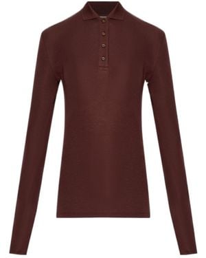 Entire studios Long-Sleeve Polo Shirt - Purple