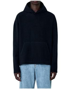 Rier Hooded Fleece Sweatshirt - Blue