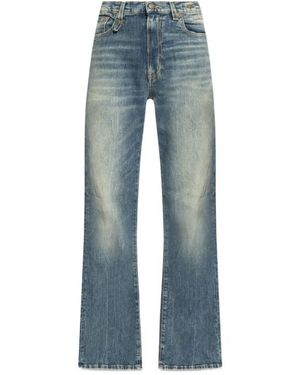 R13 Vintage Effect Jeans - Blue