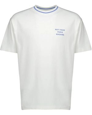 Drole de Monsieur Crew-Neck T-Shirt - White