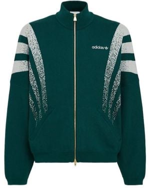 adidas Originals Turtleneck Zipup Knit Sweater - Green