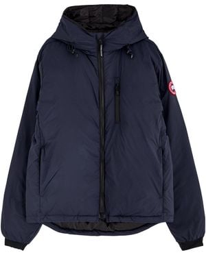 Canada Goose Hooded Down Jacket - Blue