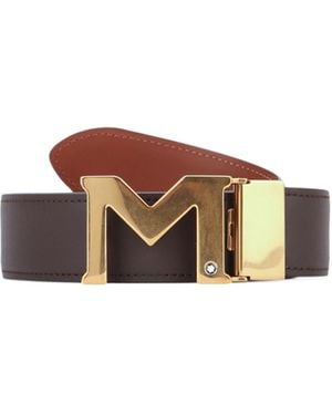 Montblanc Engraved Belt - Brown