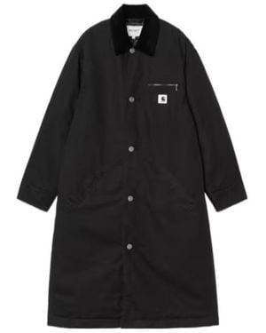 Carhartt Corduroy Quilted Coat - Black