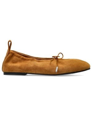 Alohas Bow-Detail Ballet Flats - Brown