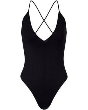 Wardrobe NYC Backless Bodysuit - Black