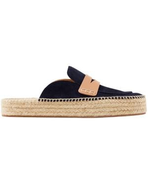 JW Anderson Straw Muller Shoes - Brown
