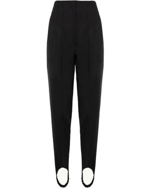 GIUSEPPE DI MORABITO High-Waisted Wool-Blend Leggings - Black