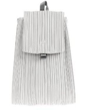 Pleats Please Issey Miyake Pleated Backpack - White