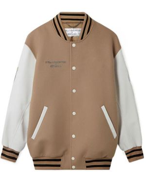 Stella McCartney Pattern Baseball Jacket - Natural