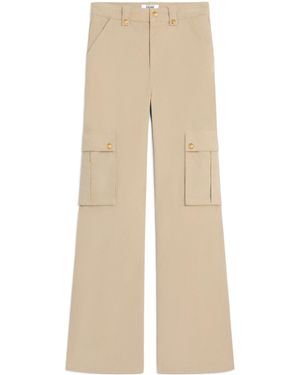 【関税・送料込み】Celine camel brown cotton pants TAILLAT PANTS IN COTTON TWILL - BRITISH BEIGE | CELINE
