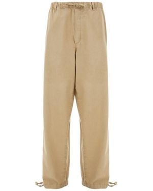 Ferragamo Baggy Trouser - Natural