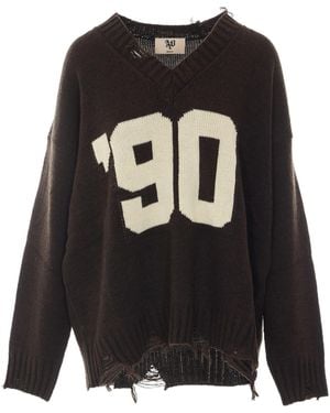 Aniye By V-Neck Sweater - Black