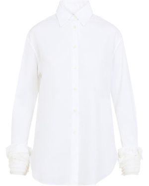Jil Sander Long-Sleeved Shirt - White