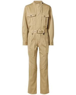 Isabel Marant Jelica Lace-Up Jumpsuit - Natural