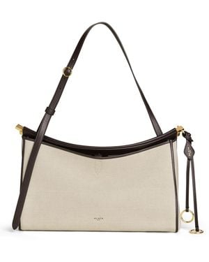 Alaïa Le Click Pocket 35 Shoulder Bag - Natural