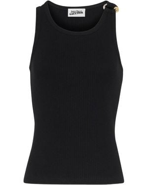 Jean Paul Gaultier The Piercing Top - Black