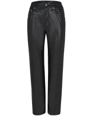 Nanushka Logo Tapered Casual Pants - Black