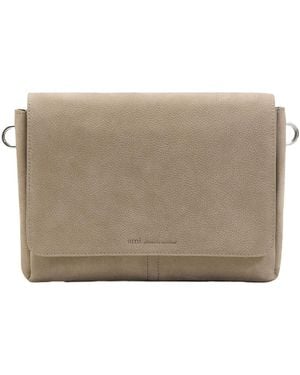 Ami Paris Ami Flap Messenger Carrousel Bag - Natural