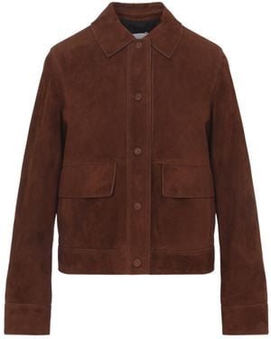 Yves Salomon Jacket - Brown