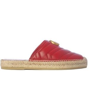 Gucci Double G Espadrilles - Red