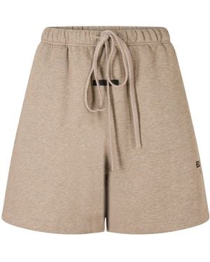Fear Of God Logo Drawstring Shorts - Natural