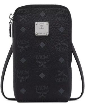 MCM Aren Visetos Phone Pouch - Black