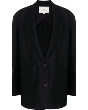 Studio Nicholson Conde Single-Breasted Blazer - Black