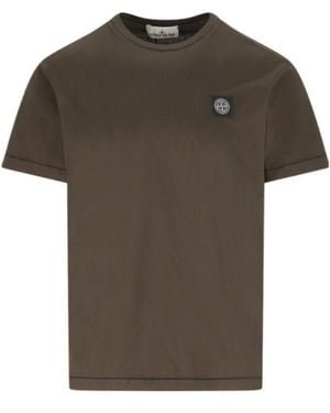 Stone Island Short-Sleeved T-Shirt - Green